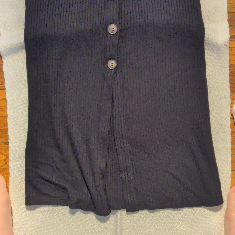 Reformation Black Button-Down Skirt - Picture 4 of 6